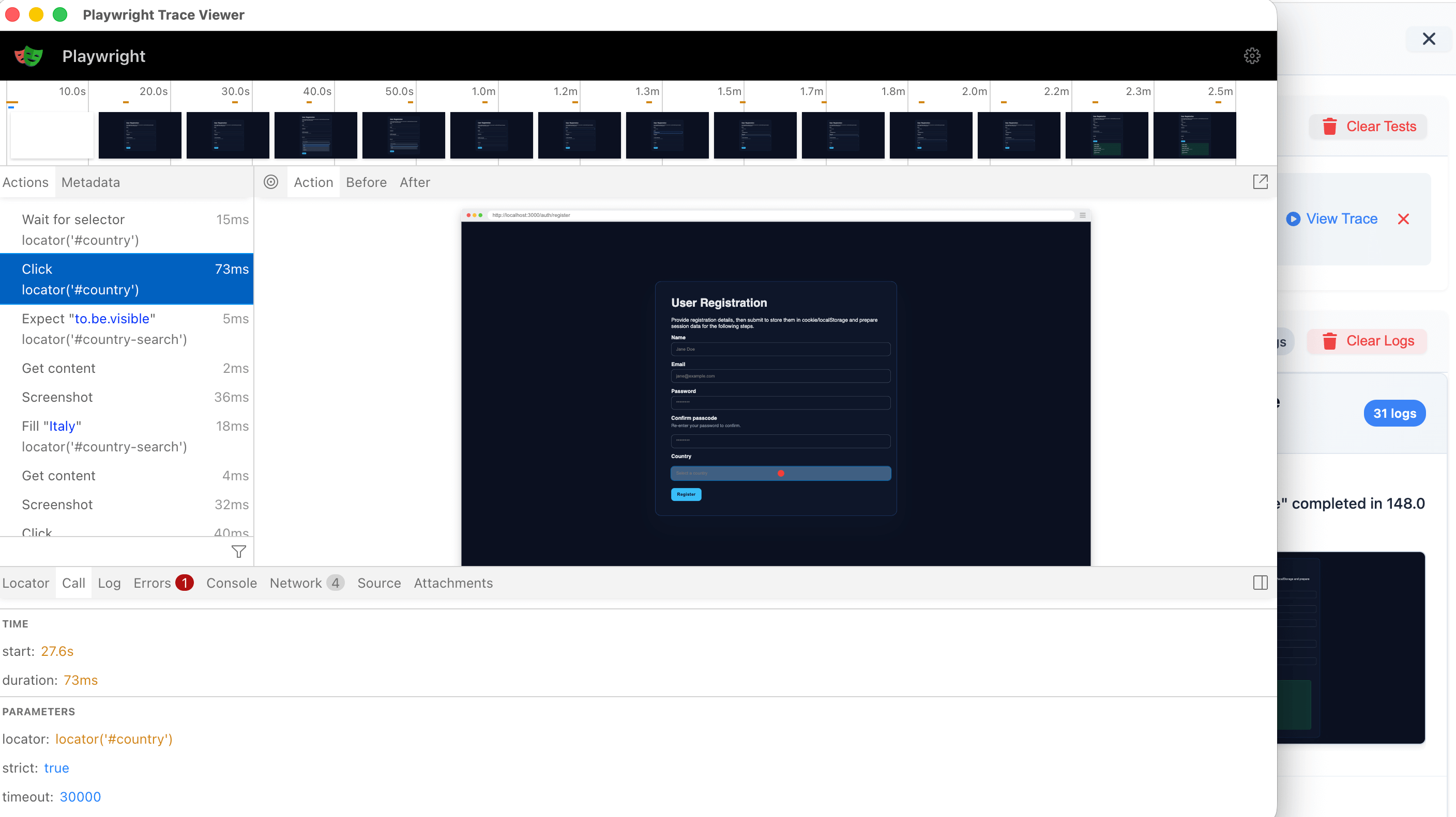 AgenQA desktop app screenshot