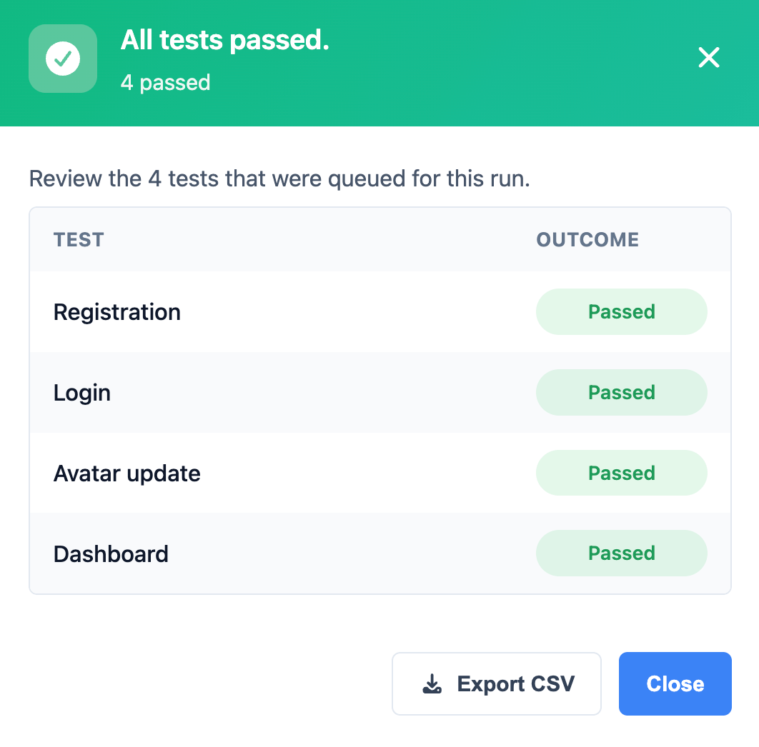 AgenQA desktop app screenshot
